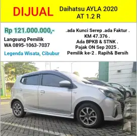 Daihatsu Ayla 2020 Bensin