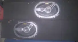 Sepasang speaker oval