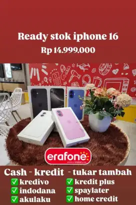 KREDIT IPHONE 16 SERIES CUKUP KTP SAJA. TANPA DP YA
