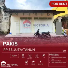 Disewakan ruko tegal mapan dekat pasar pakis,kawasan komplek pertokoa