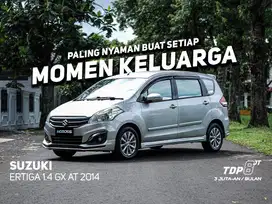 TDP 8JUTAAN FREE GARANSI MESIN ERTIGA GX AT 2014 SILVER MATIC MOBCARS