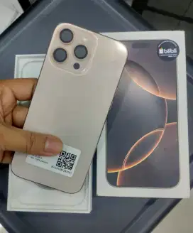 iphone 16 pro max 256 ibox Like new pemakaian 1 bulan