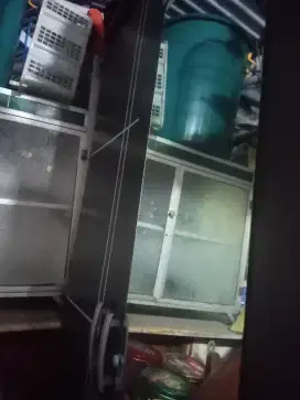 Jual lemari pakean 2 pintu tinggi 180 lebar 1 meter