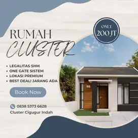 Yang bener aja emang ada rumah baru dalem cluster premium deket kota?