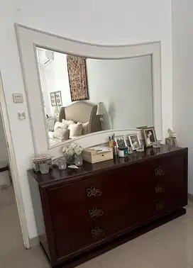 paket meja rias dan kaca