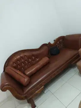 Sofa jati Jepara mulus kinclong
