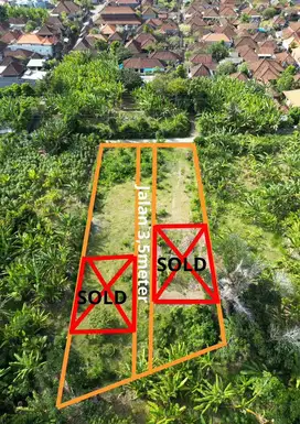 Dijual tanah di area ujung Ide Bagus Mantra  dekat Goa Lawah