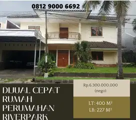 Rumah dijual Riverpark Pondok Aren Bintaro sektor 8 Tangerang Selatan