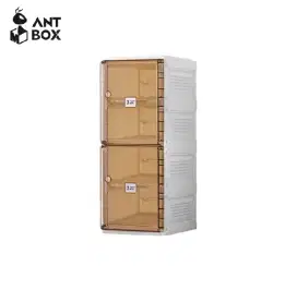 Rak Sepatu ANTBOX 4 Pasang Tempat Lemari Tertutup Like New