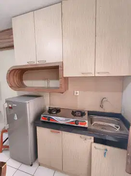 Jual murah apartemen gading nias studio furnish SHM nego