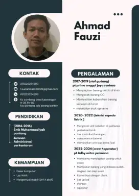 Saya sedang mencari pekerjaan driver