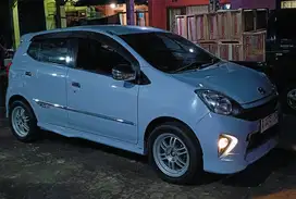 Low Km Mulus Istimewa ! Toyota Agya TRD Manual Warna Biru Tahun 2013