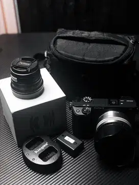 JUAL RUGI KAMERA SONY A6400 Fullset (2 Lensa)