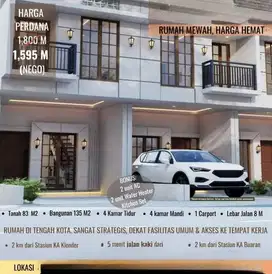 Wow!! RUMAH MURAH TANAH DAN BANGUNAN SANGAT LUAS AKSES MASUK 2 MOBIL