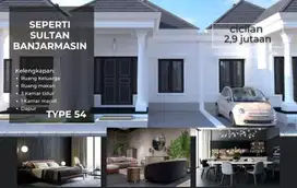 Rumah Modern type 54 Jl. Pramuka Banjarmasin
