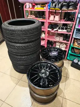 VELG & BAN MOBIL BEKAS PAKAI AVANZA VELG FORGED BAN FORCEUM