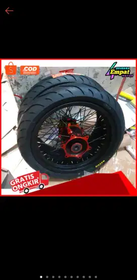 VELG CRF 150 merah hitam