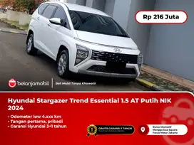 [ LOW KM 4RB ] Hyundai Stargazer Trend Essential 1.5 AT Putih 2024