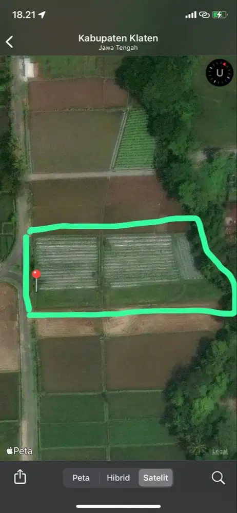 Jual Tanah Sawah klaten murah