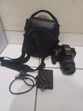 Sony A57 SLT Kamera bekas, kondisi Mulus, Lengkap dengan Aksesoris