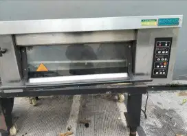 Oven deck gas isi 2 loyang model MB-821 merk Sinmag Taiwan plus kaki