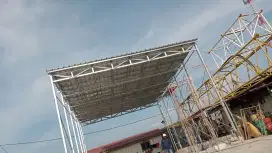 Atap bajaringan dan canopy