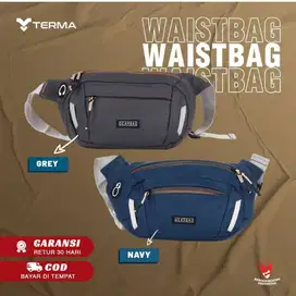 Tas Waist Bag Pria Terma anti air Bahan Bimo premium