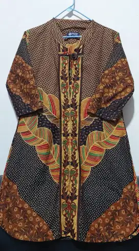 Dress batik ukuran M fit L