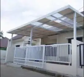 Kanopi baja ringan alderon kombinasi transparan