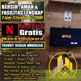 FREE AKUN NETFLIX SEWA STUDIO PERJAM HARIAN APART GREEN PRAMUKA CITY