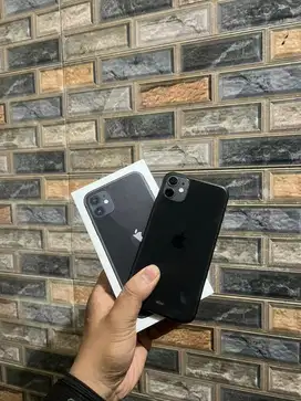 Iphone 11 64gb black ibox garansi on