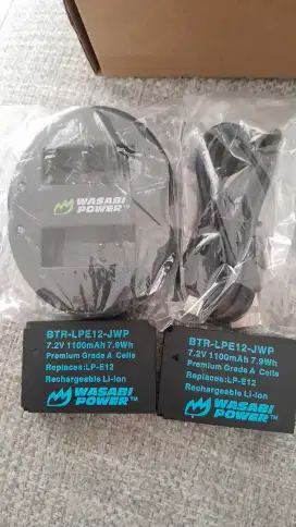 Wasabi Power Baterai LPE12 & Charger