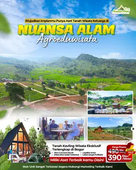 TANAH KAVLING VILLA DEKAT WISATA DI BOGOR TIMUR