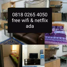 Sewa transit & harian ready Apartemen Kalibata City 2BR Jakarta