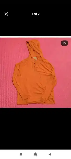Switer orange unisex St jhonson bay size M