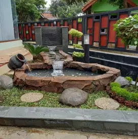 Jasa pembuatan taman/kolam hias