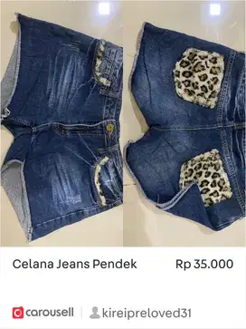 Celana Pendek Wanita