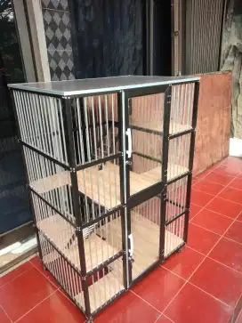 Kandang kucing aluminium