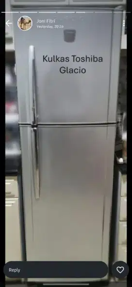 Kulkas 2 Pintu Toshiba Glacio