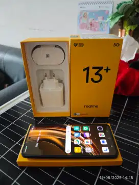 Realme 13+ 5G 12/256 Fullset ori segel mulus garansi On