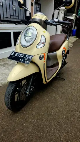 Honda New Scoopy cream 2020 model baru bisa Tt