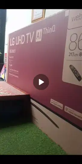 LG SMART TV LED 4K UHD 86 AI THINQ 86UN8100PTB