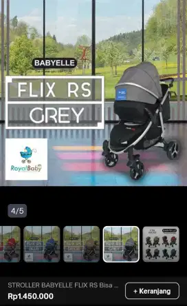 BABYELLE STROLLER TYPE FLIX RS