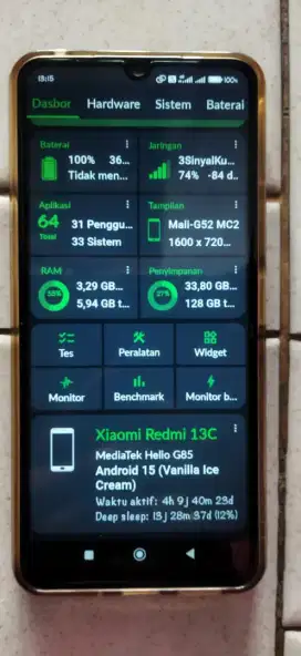 Redmi 13c NFC Ram 8 (6+2)/128gb Fullset NO MINUS Mulus Rp 1.450.000,-
