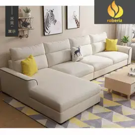 Sofa L Minimalis Ruang Tamu