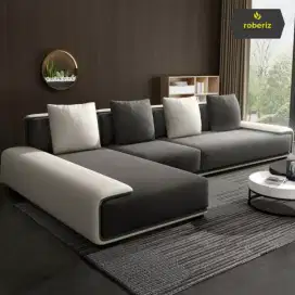 Sofa Minimalis L Selonjor Ruang Tamu Terbaru