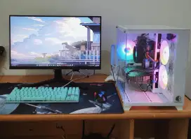 PC Gaming Fullset Ryzen 5 with GTX 1660 Super dan Monitor Koorui 165Hz