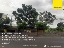 Kavling Murah Pinggir Jalan -  Strategis - Pondok Rajeg - Cibinong