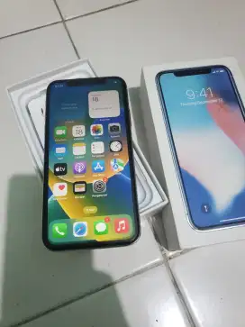 Iphone x 64gb fullset all operator
