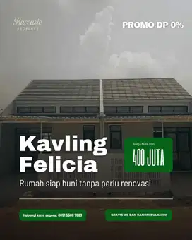 Kavling Felicia Gratis AC & Kanopi